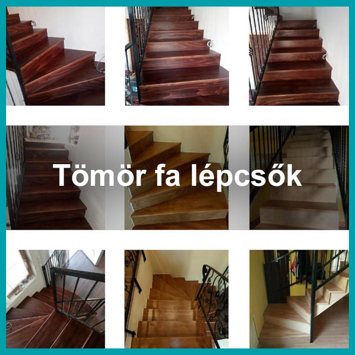 Asztalos Debrecen - Tömör fa lépcső készités